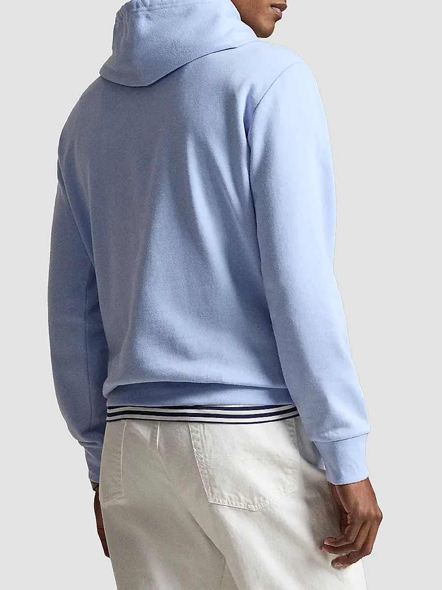 Polo Ralph Lauren Men's Logo-Embroidered Drawstring Hoodie | Thumbnail 3 Polo Ralph Lauren Men's Logo-Embroidered Drawstring Hoodie | Thumbnail 3