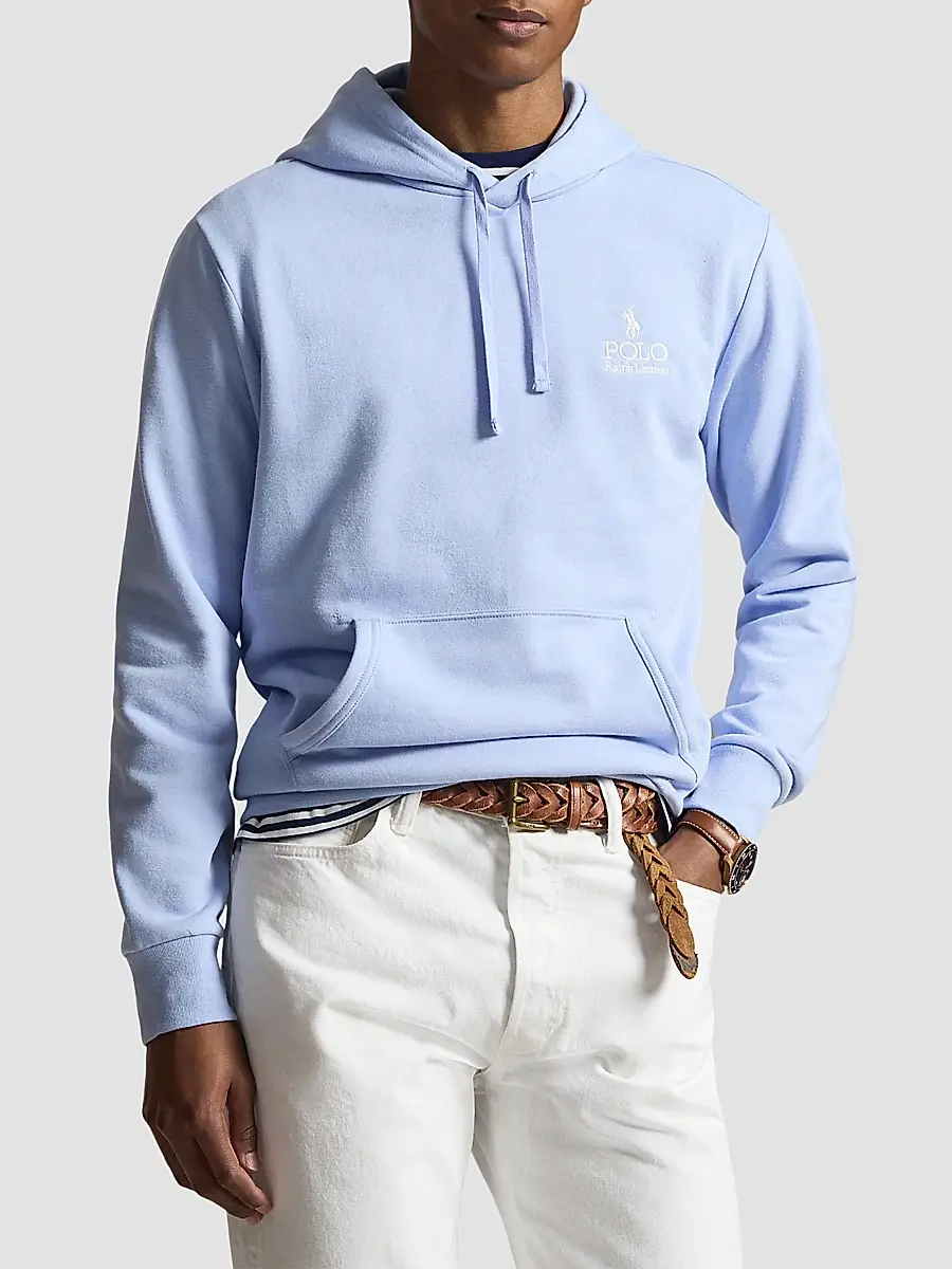 Polo Ralph Lauren Men's Logo-Embroidered Drawstring Hoodie | Thumbnail 4 Polo Ralph Lauren Men's Logo-Embroidered Drawstring Hoodie | Thumbnail 4