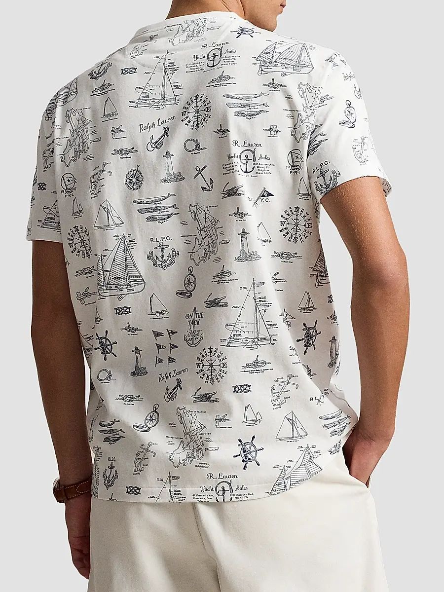 Polo Ralph Lauren Men's Classic-Fit Nautical Jersey T-Shirt | Thumbnail 3