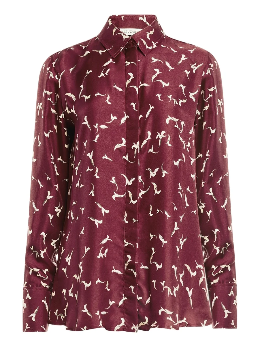 Altuzarra Women's Chika Printed Drape Top