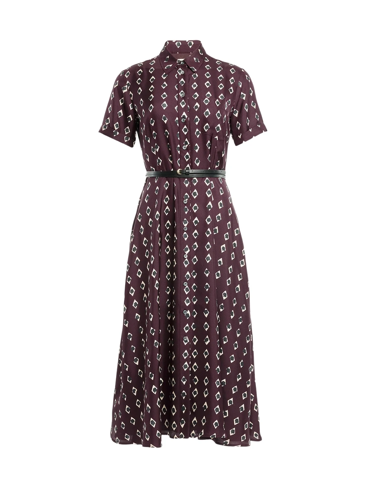 Altuzarra Women's Kiera Silk Printed Midi Dress