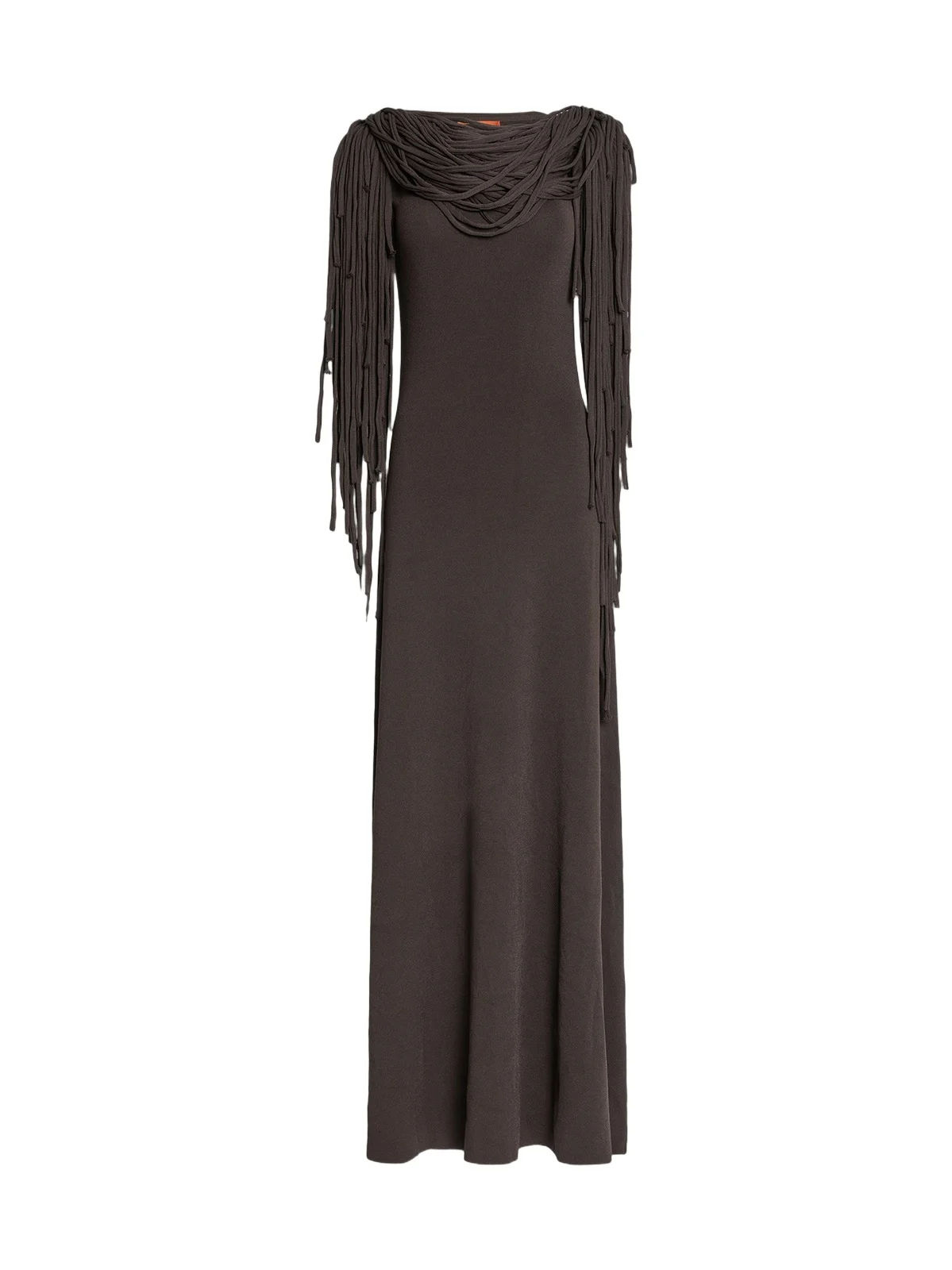 Altuzarra Women's Chaney Drape Fringe Maxi Dress