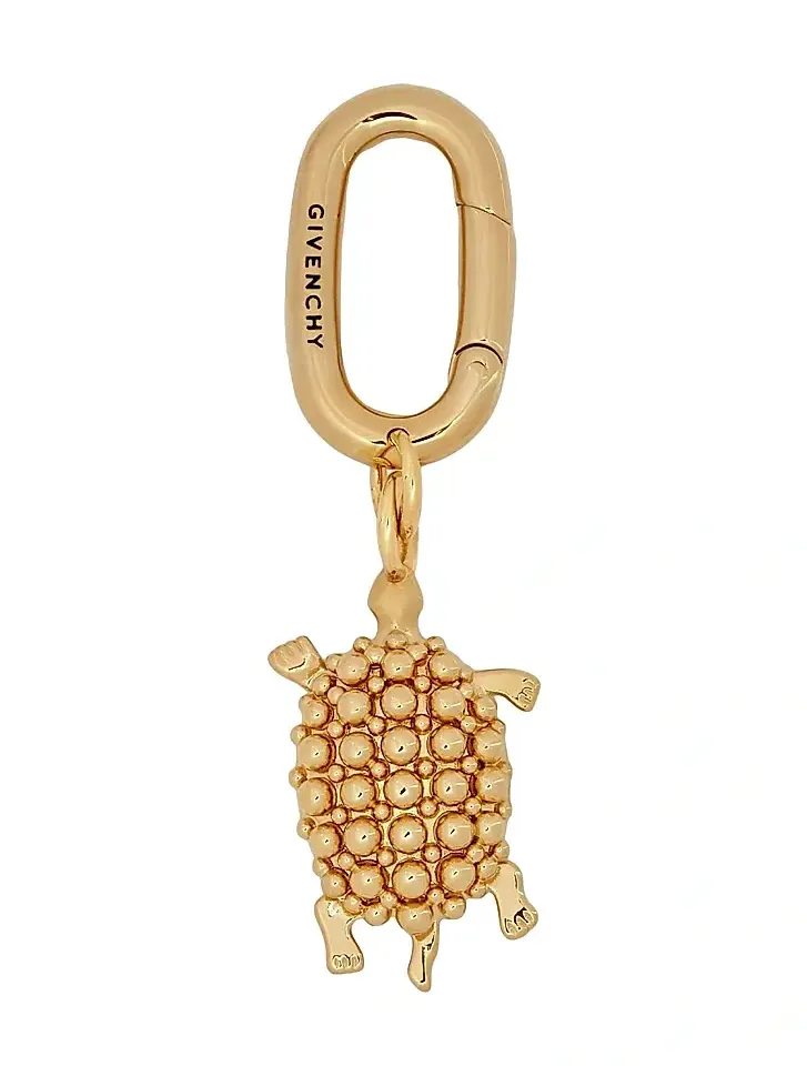 Givenchy Women's Lucky Turtle Bag Charm in Metal - Golden
