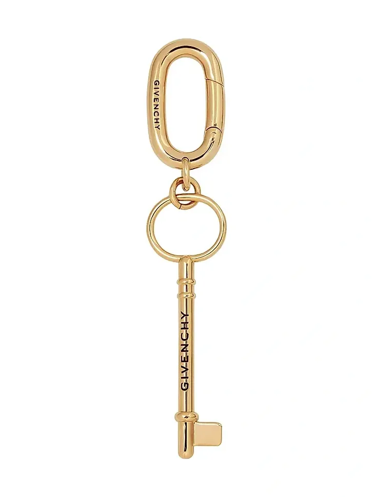 Women's Lucky Key Bag Charm in Metal - Golden Women's Lucky Key Bag Charm in Metal - Golden