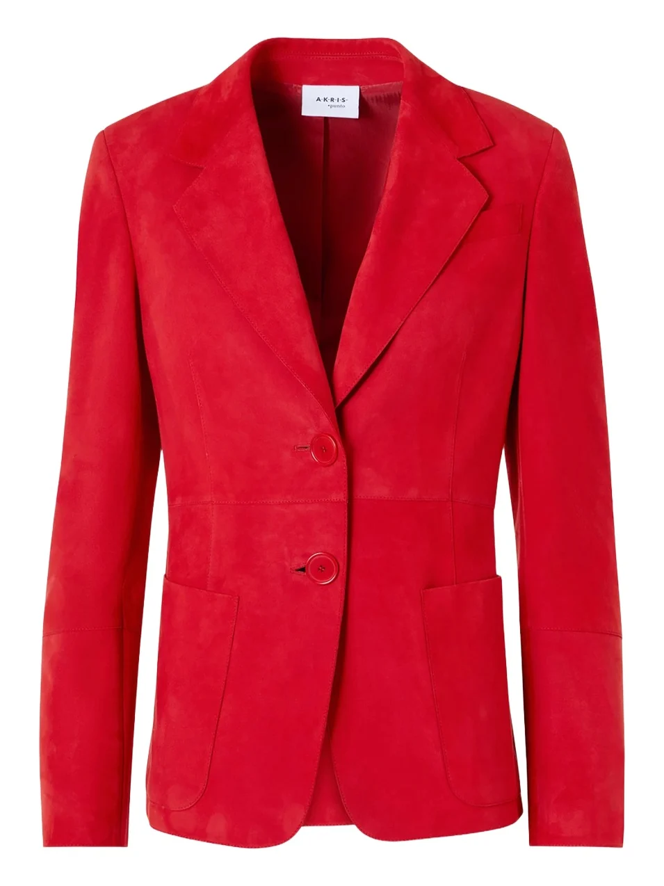 Women's Suede Single-Breasted Blazer Women's Suede Single-Breasted Blazer