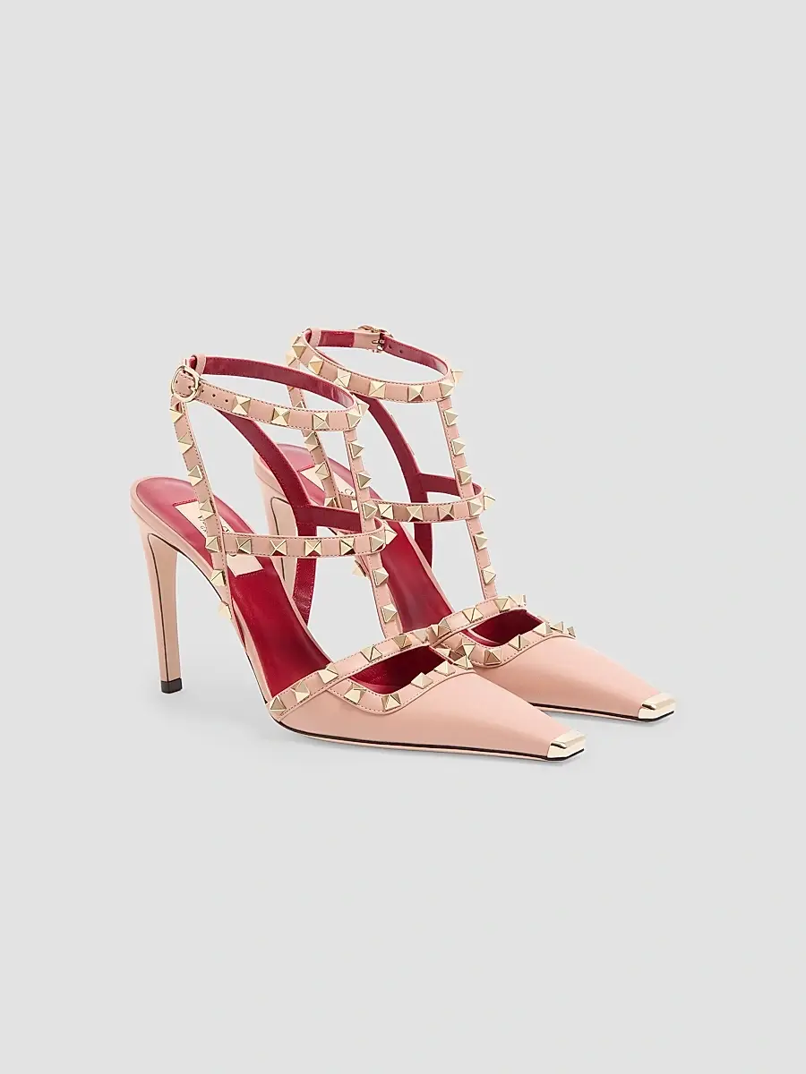 Valentino Women's Rockstud Kidskin 100MM Pumps | Thumbnail 2