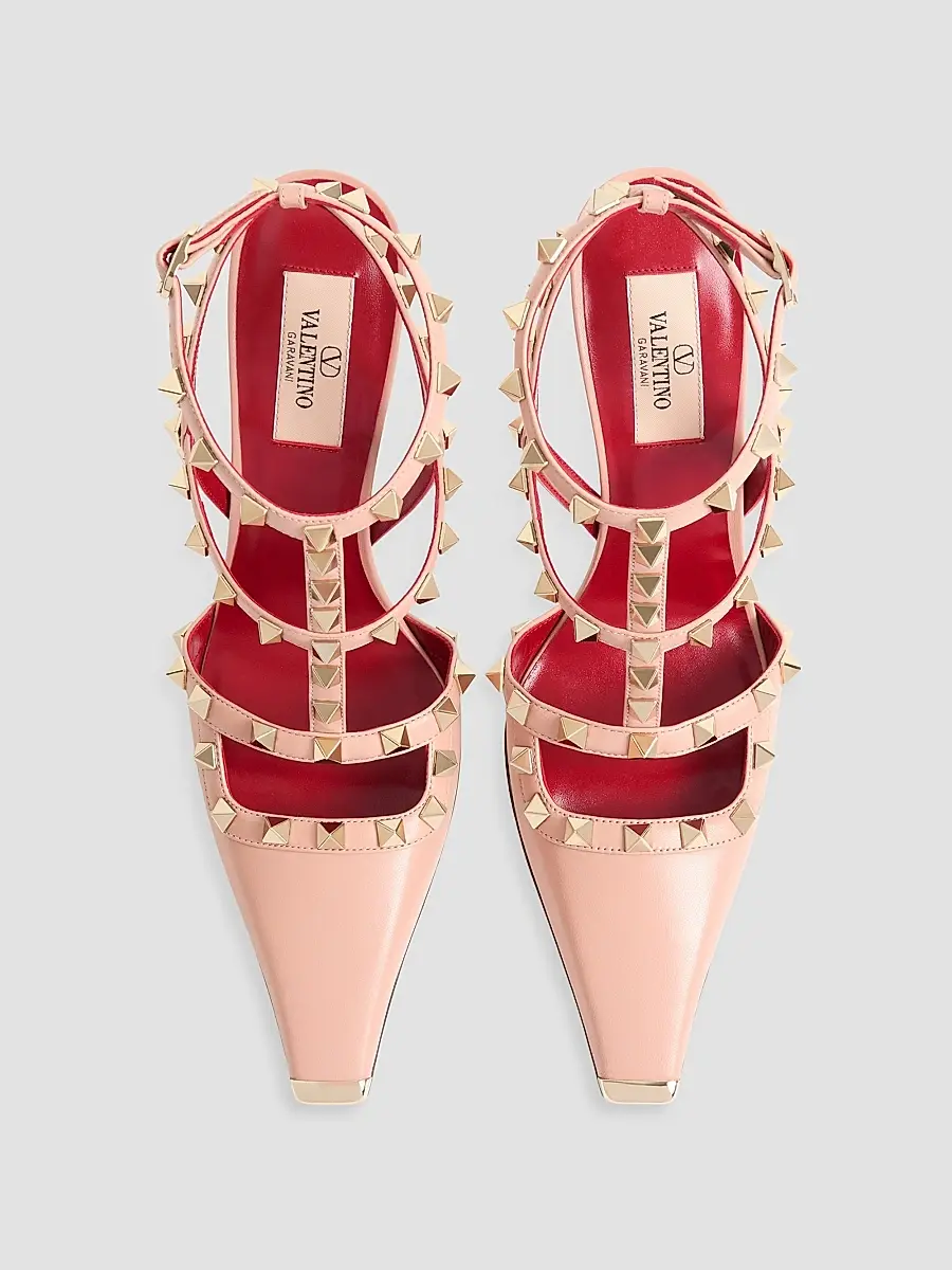 Valentino Women's Rockstud Kidskin 100MM Pumps | Thumbnail 4