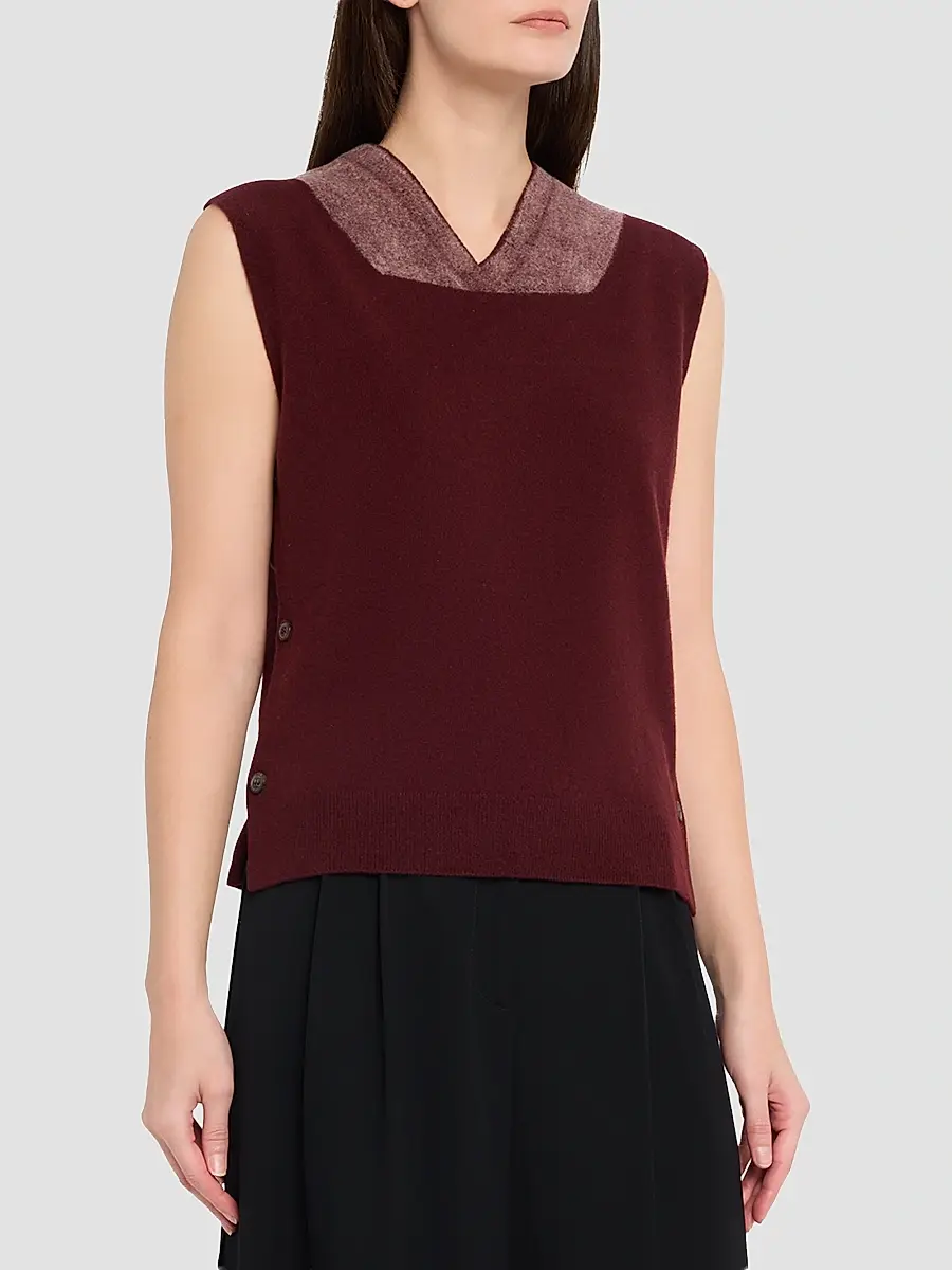 Maison Margiela Women's Fuse Wool Knit Top | Thumbnail 4 Maison Margiela Women's Fuse Wool Knit Top | Thumbnail 4