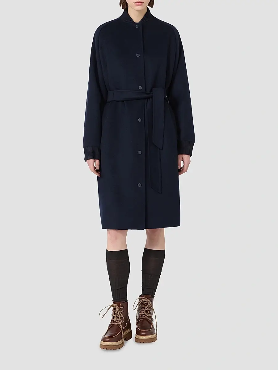 Weekend Max Mara Women's Double Wool Broadcloth Coat | Thumbnail 3
