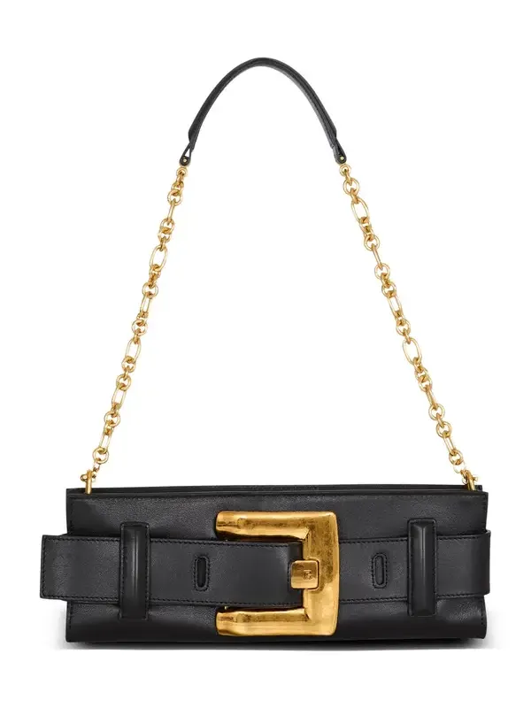 Anthem calfskin leather clutch