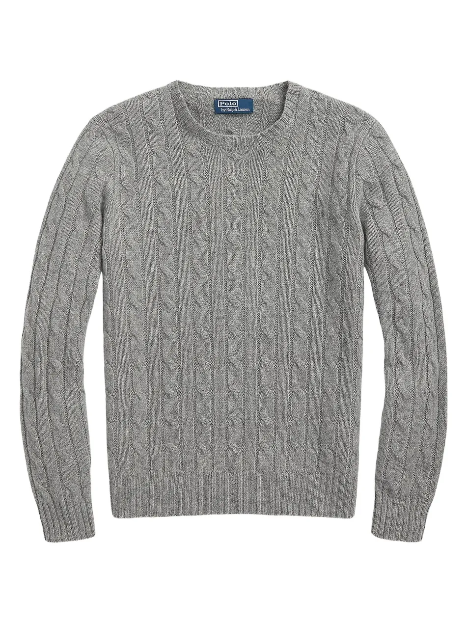 Men's Cashmere Cable-Knit Sweater Men's Cashmere Cable-Knit Sweater