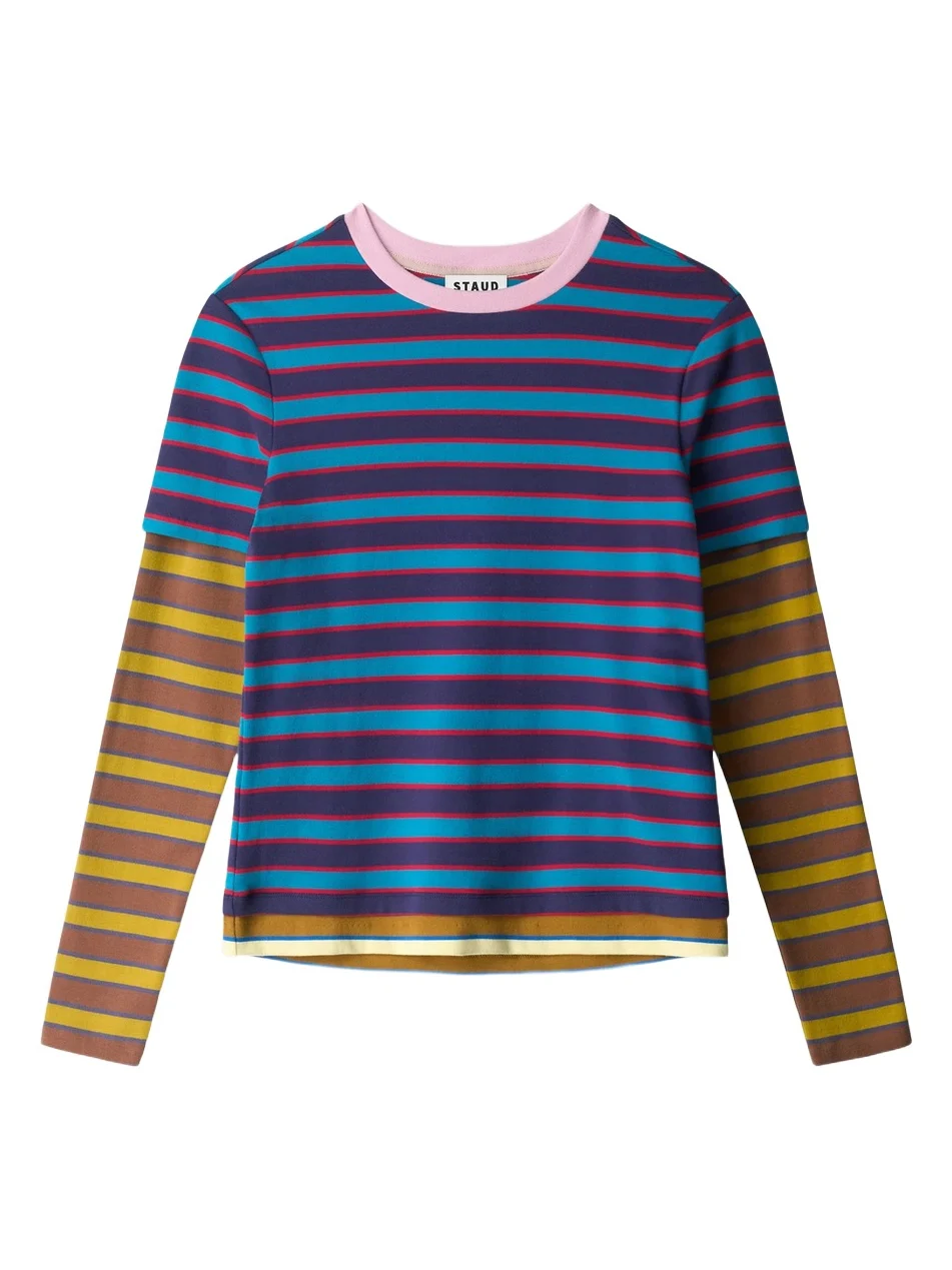Women's Dillon Striped Layered Top Women's Dillon Striped Layered Top