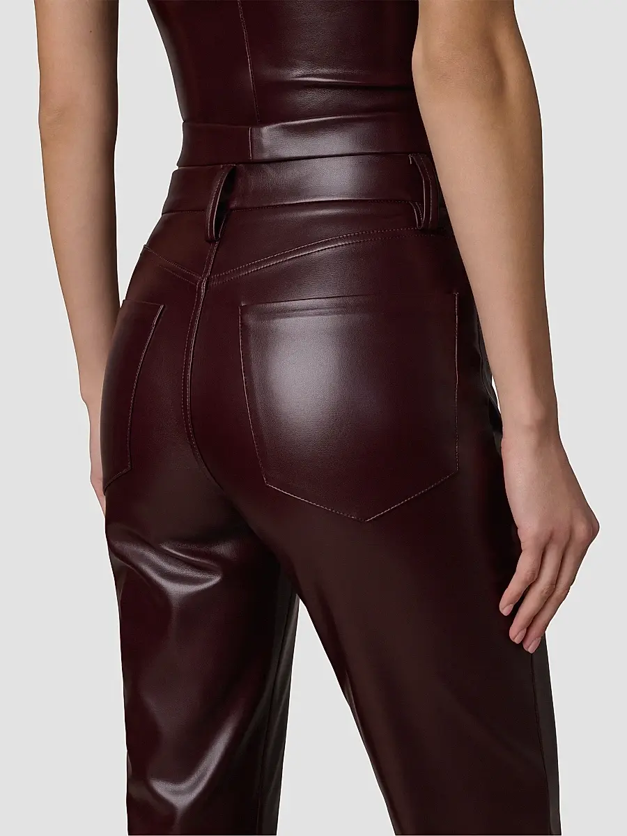 Joe's Jeans Women's The Lyra Faux Leather Slim Ankle Pants | Thumbnail 6 Joe's Jeans Women's The Lyra Faux Leather Slim Ankle Pants | Thumbnail 6