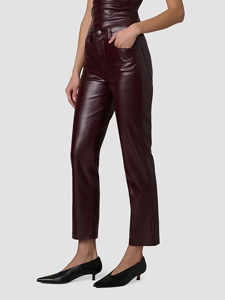 Joe's Jeans Women's The Lyra Faux Leather Slim Ankle Pants | Thumbnail 7 Joe's Jeans Women's The Lyra Faux Leather Slim Ankle Pants | Thumbnail 7