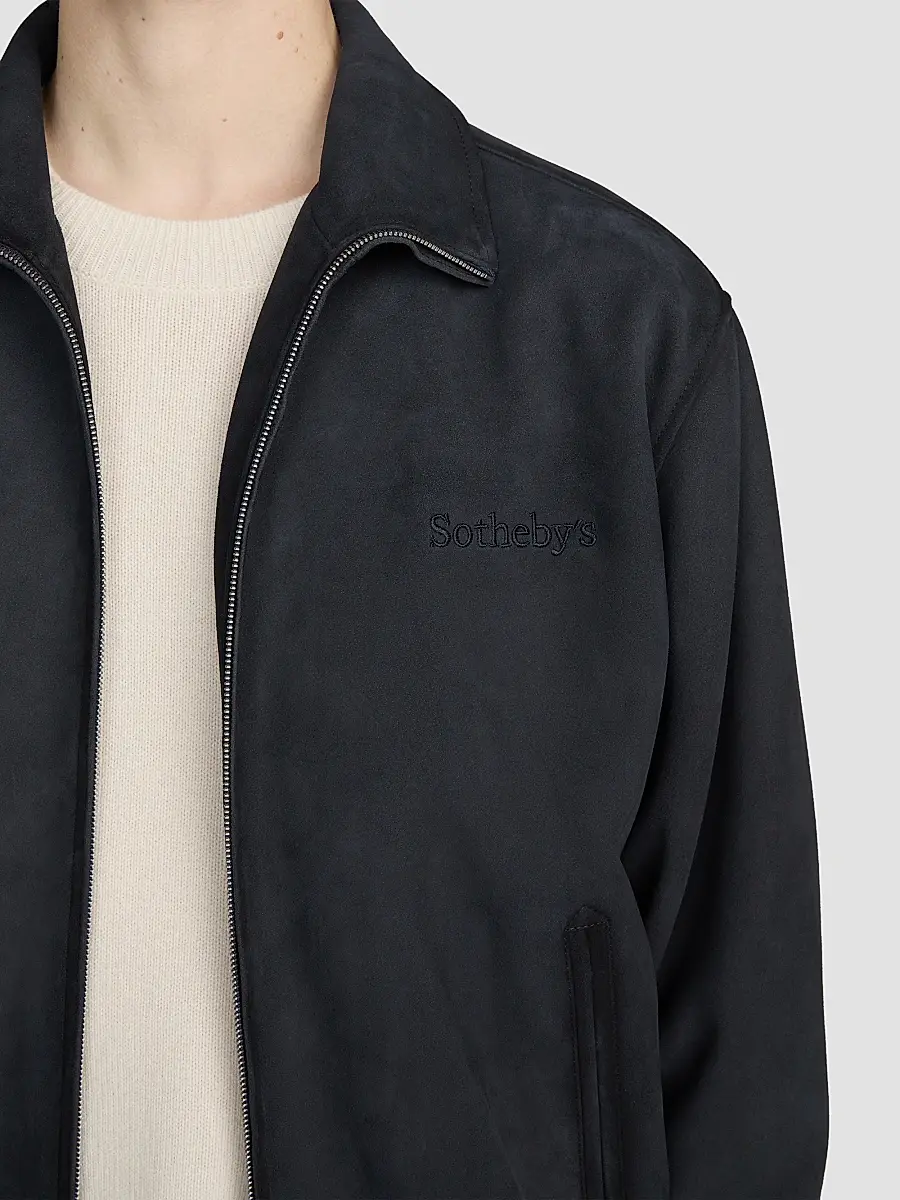 Frame Men's x Sotheby's Suede Zip-Up Bomber Jacket | Thumbnail 5 Frame Men's x Sotheby's Suede Zip-Up Bomber Jacket | Thumbnail 5
