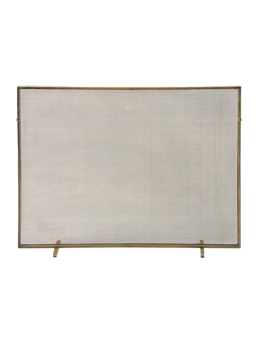 Arteriors Gita Iron Single-Panel Fireplace Screen