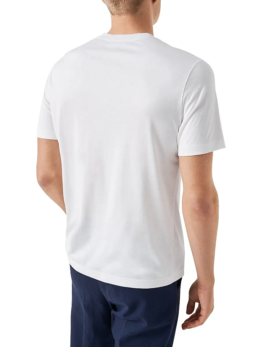 Eton Men's Silk-Cotton Knit T-Shirt | Thumbnail 3 Eton Men's Silk-Cotton Knit T-Shirt | Thumbnail 3