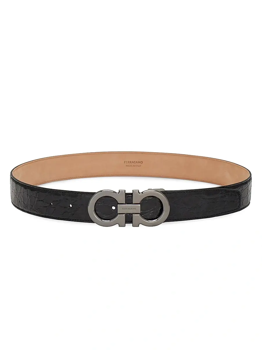 Ferragamo Men's 2-Belt Gancini-Buckle Gift Box | Thumbnail 5 Ferragamo Men's 2-Belt Gancini-Buckle Gift Box | Thumbnail 5