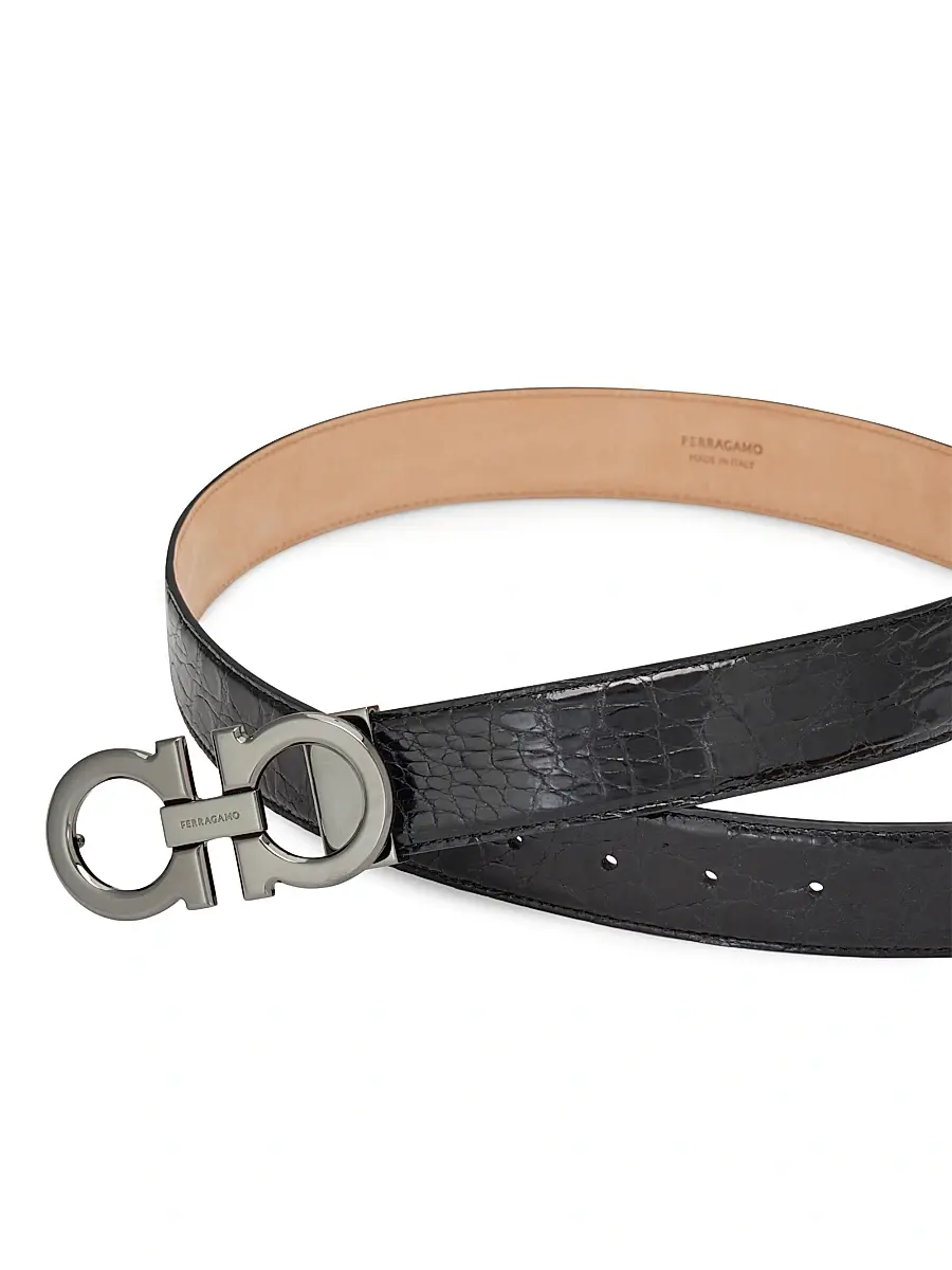 Ferragamo Men's 2-Belt Gancini-Buckle Gift Box | Thumbnail 6 Ferragamo Men's 2-Belt Gancini-Buckle Gift Box | Thumbnail 6