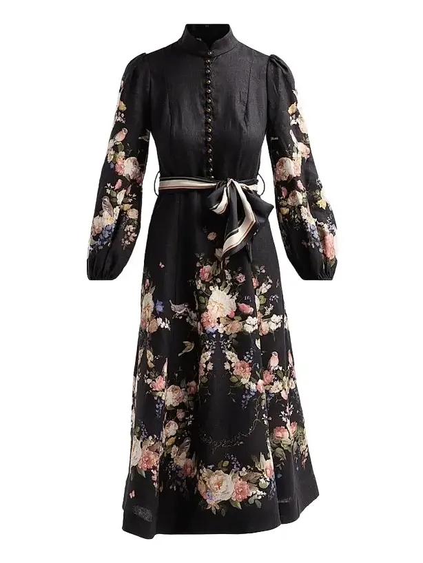 Women's Valiant Button Midi Dress
