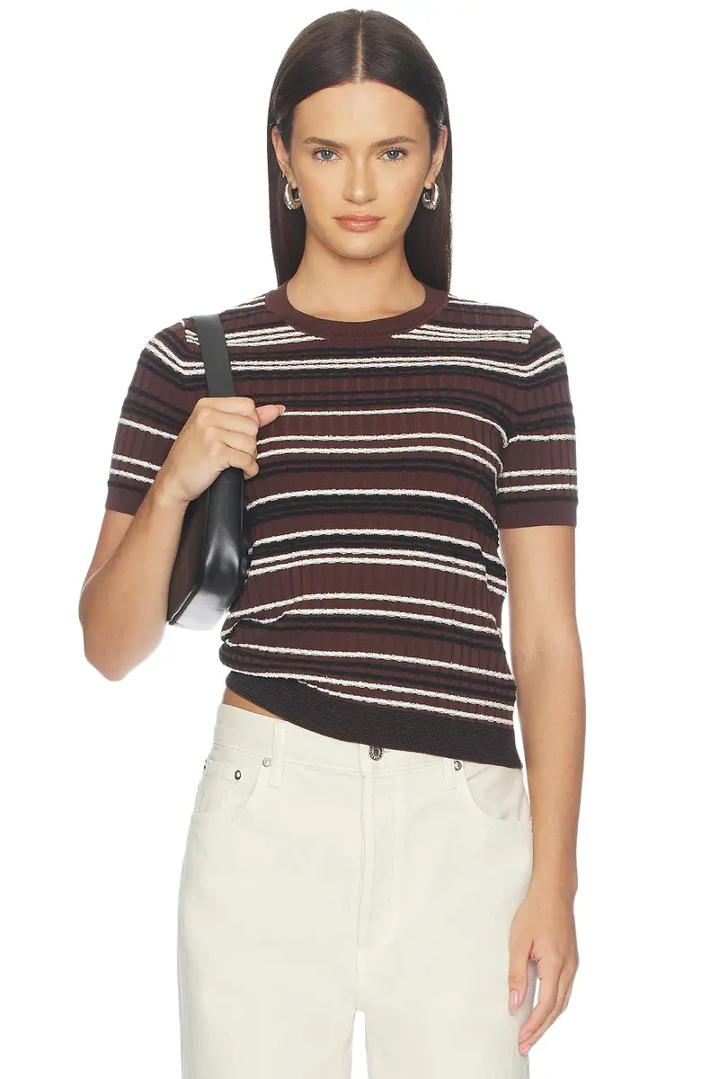 Karina Stripe Short Sleeve
