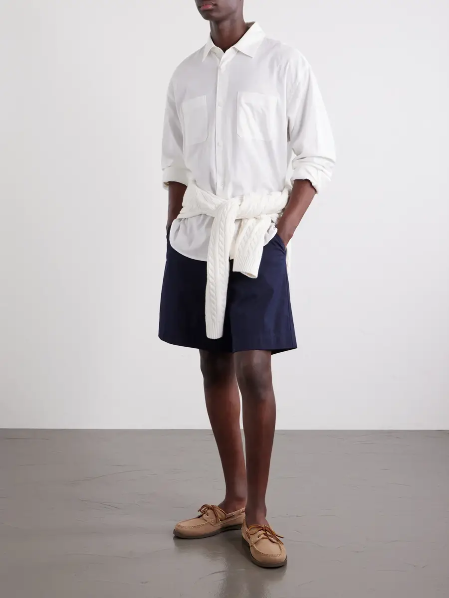 Frame Cotton, Linen and Ramie-Blend Shirt - Men | Thumbnail 2 Frame Cotton, Linen and Ramie-Blend Shirt - Men | Thumbnail 2