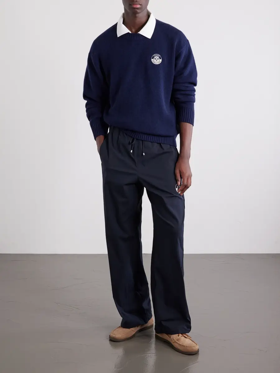 Frame Logo-Embroidered Cashmere Sweater - Men | Thumbnail 2 Frame Logo-Embroidered Cashmere Sweater - Men | Thumbnail 2