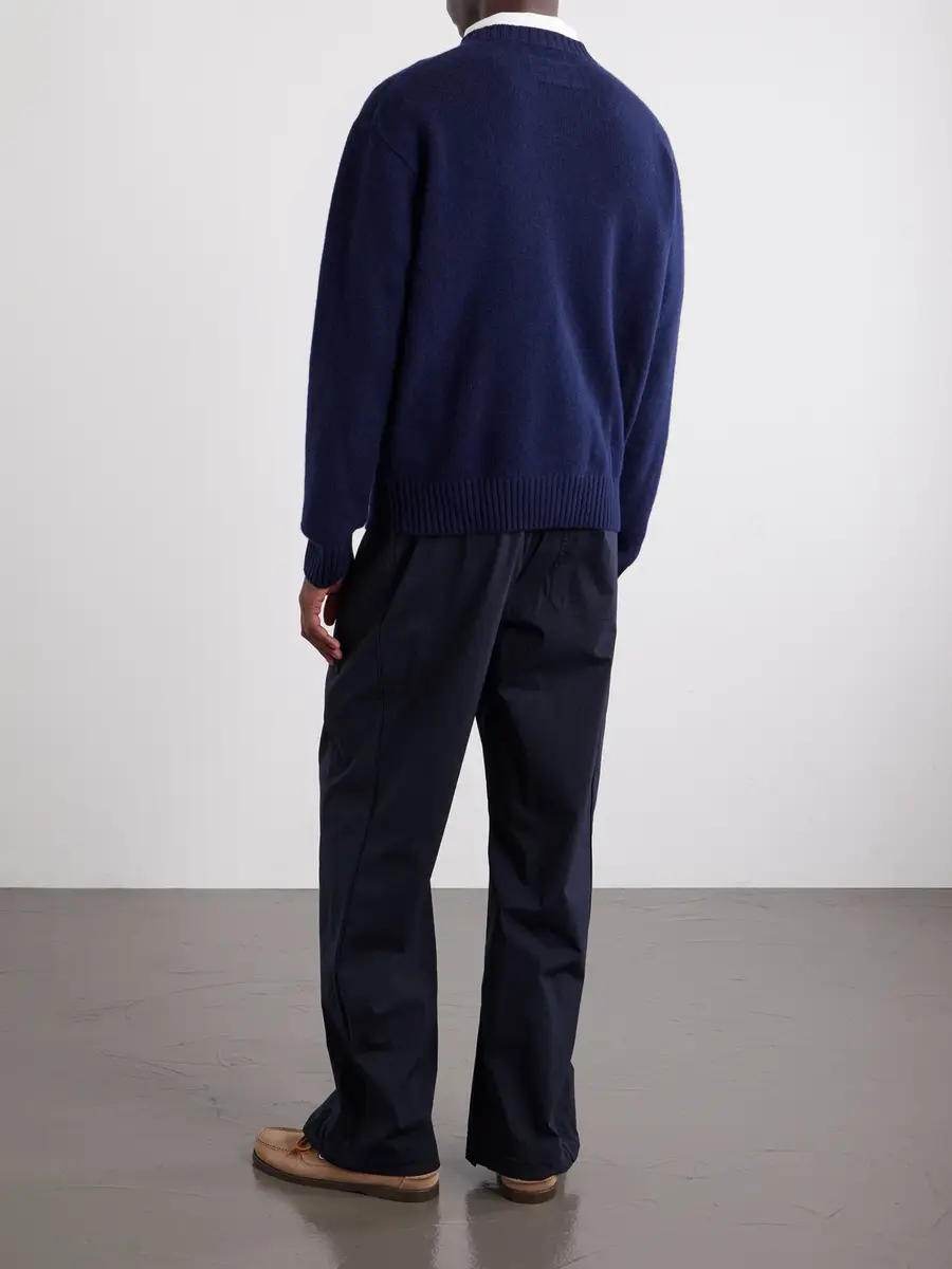 Frame Logo-Embroidered Cashmere Sweater - Men | Thumbnail 4 Frame Logo-Embroidered Cashmere Sweater - Men | Thumbnail 4