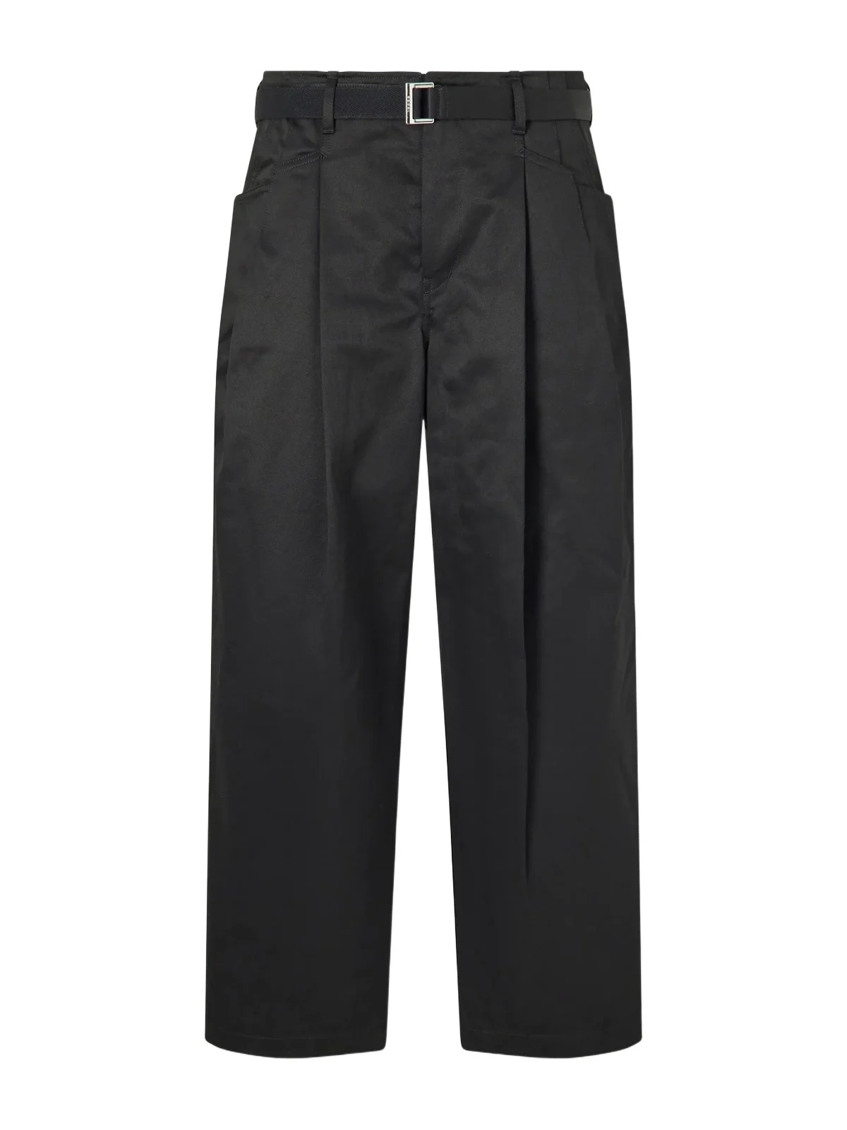Wide-Leg Cotton Chinos - Men Wide-Leg Cotton Chinos - Men