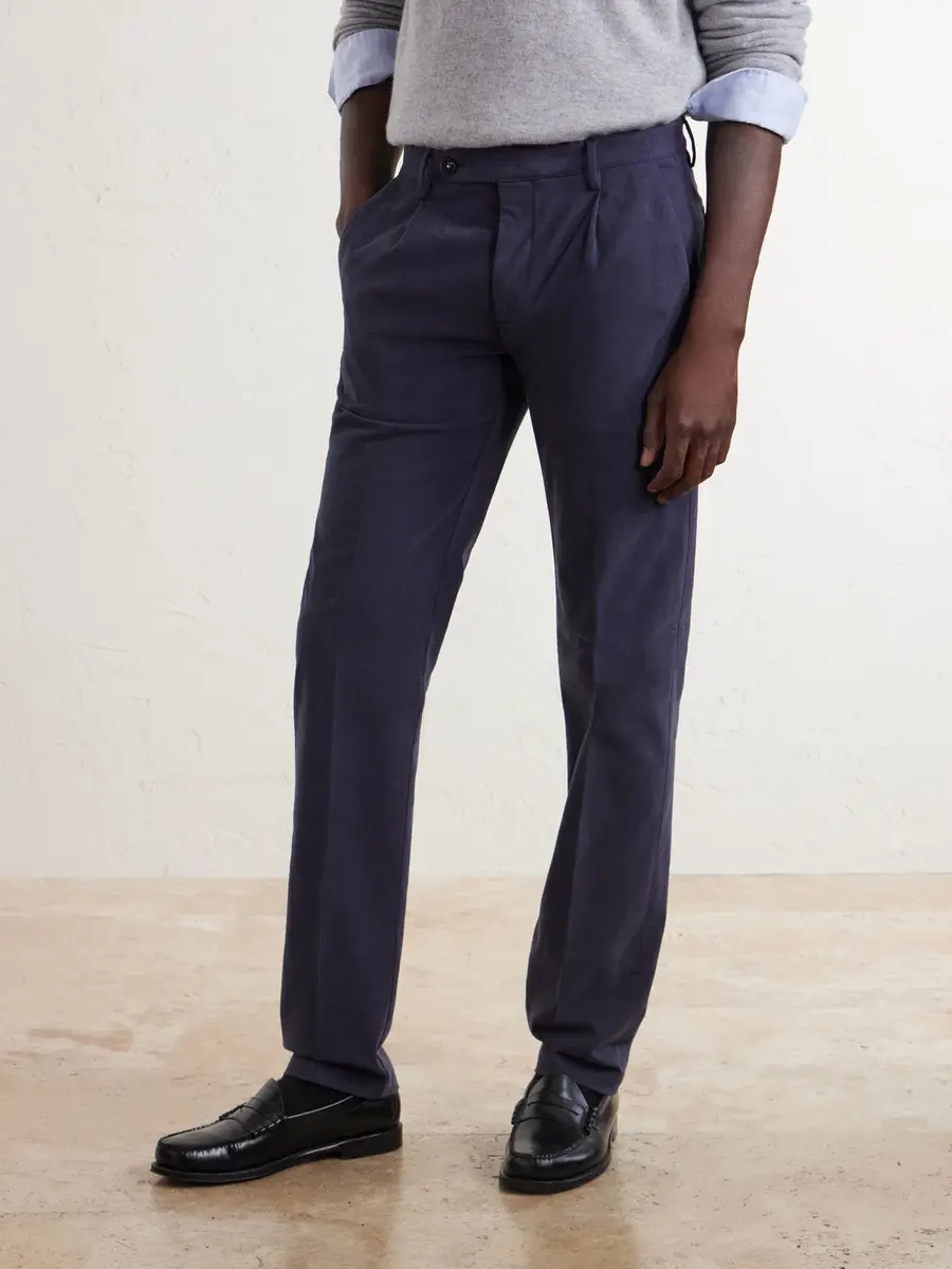 Massimo Alba Ionio2 Straight-Leg Cotton-Blend Trousers - Men | Thumbnail 3 Massimo Alba Ionio2 Straight-Leg Cotton-Blend Trousers - Men | Thumbnail 3