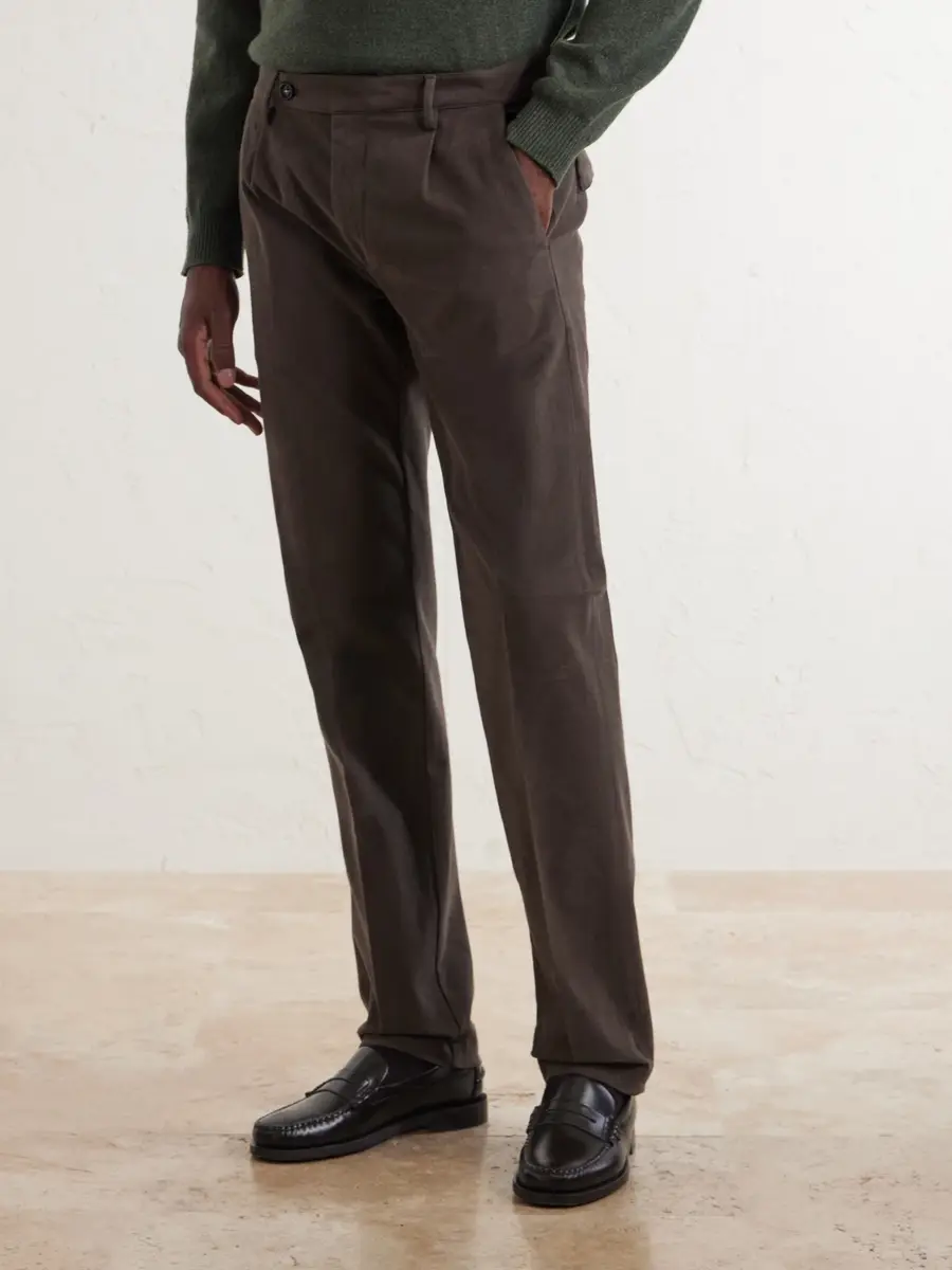 Massimo Alba Ionio2 Straight-Leg Cotton-Blend Trousers - Men | Thumbnail 3 Massimo Alba Ionio2 Straight-Leg Cotton-Blend Trousers - Men | Thumbnail 3