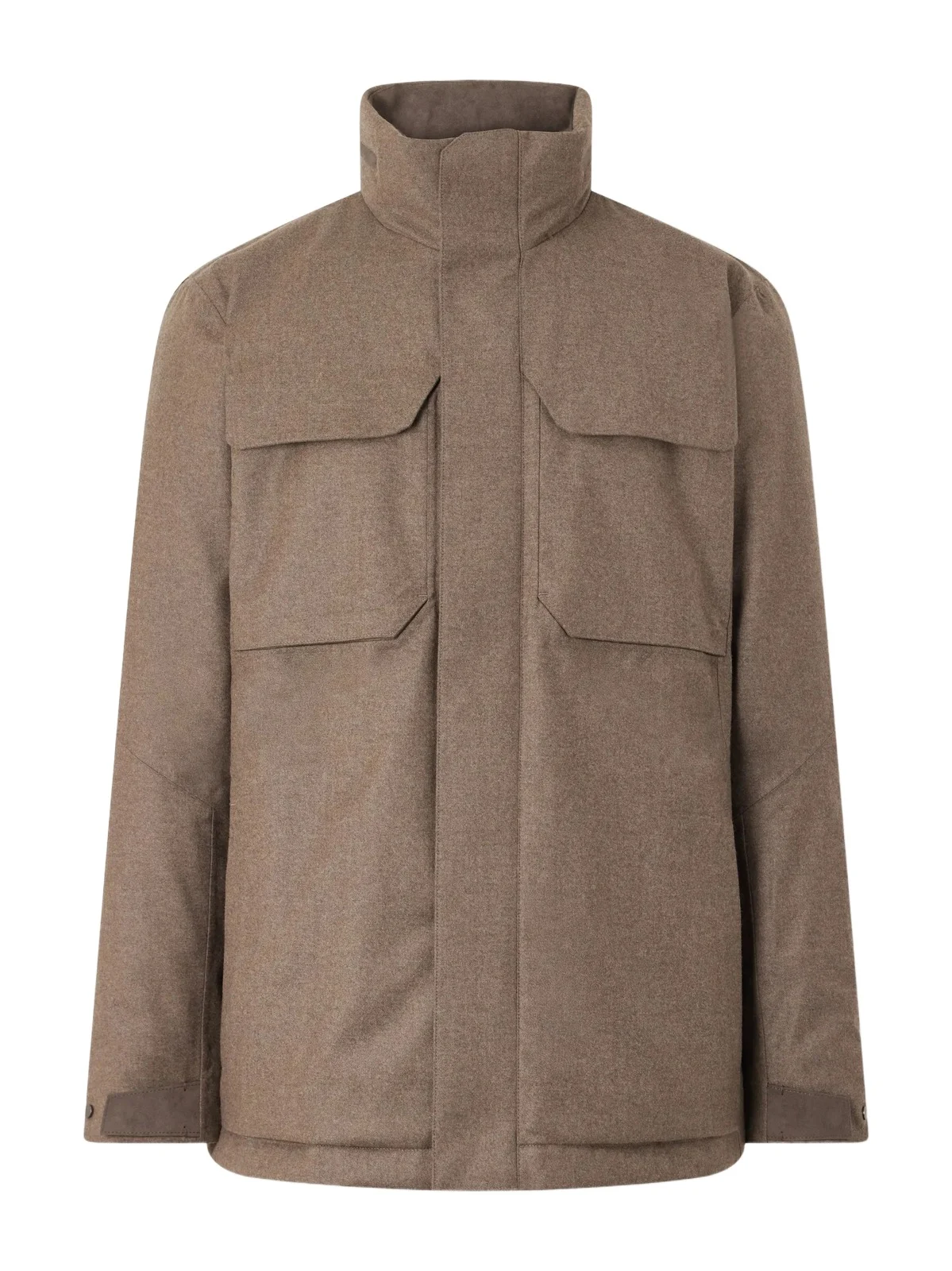 Padded Wool and Cashmere-Blend Jacket - Men Padded Wool and Cashmere-Blend Jacket - Men