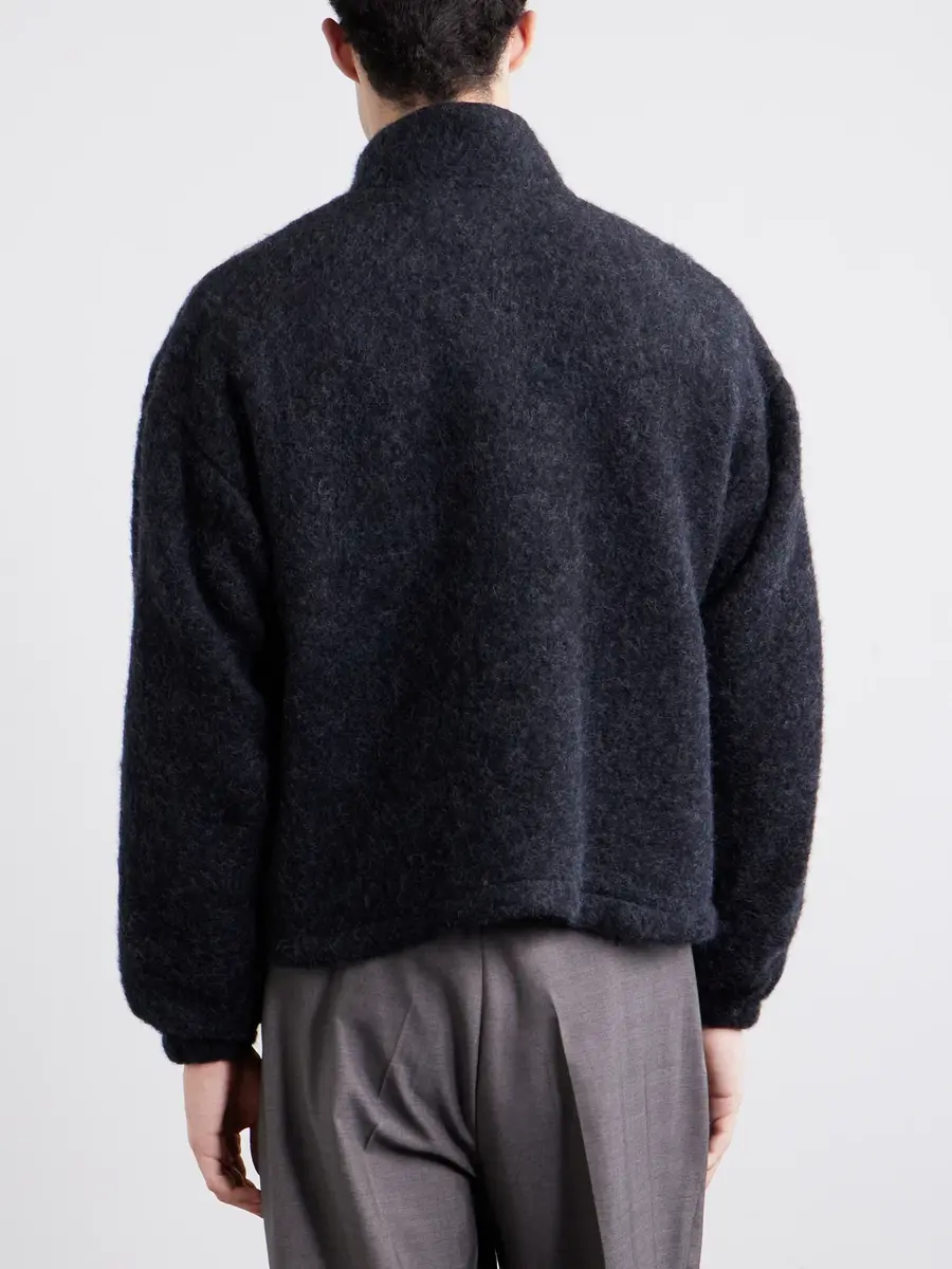 Jil Sander Brushed Wool-Blend Blouson Jacket - Men | Thumbnail 4 Jil Sander Brushed Wool-Blend Blouson Jacket - Men | Thumbnail 4