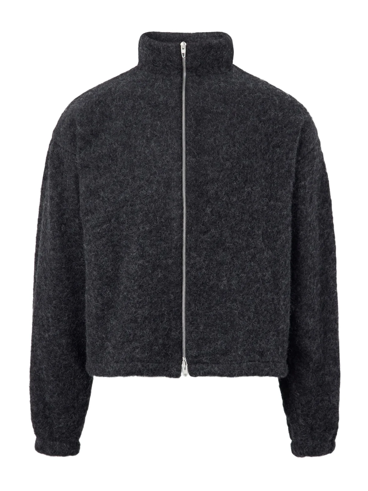 Brushed Wool-Blend Blouson Jacket - Men Brushed Wool-Blend Blouson Jacket - Men