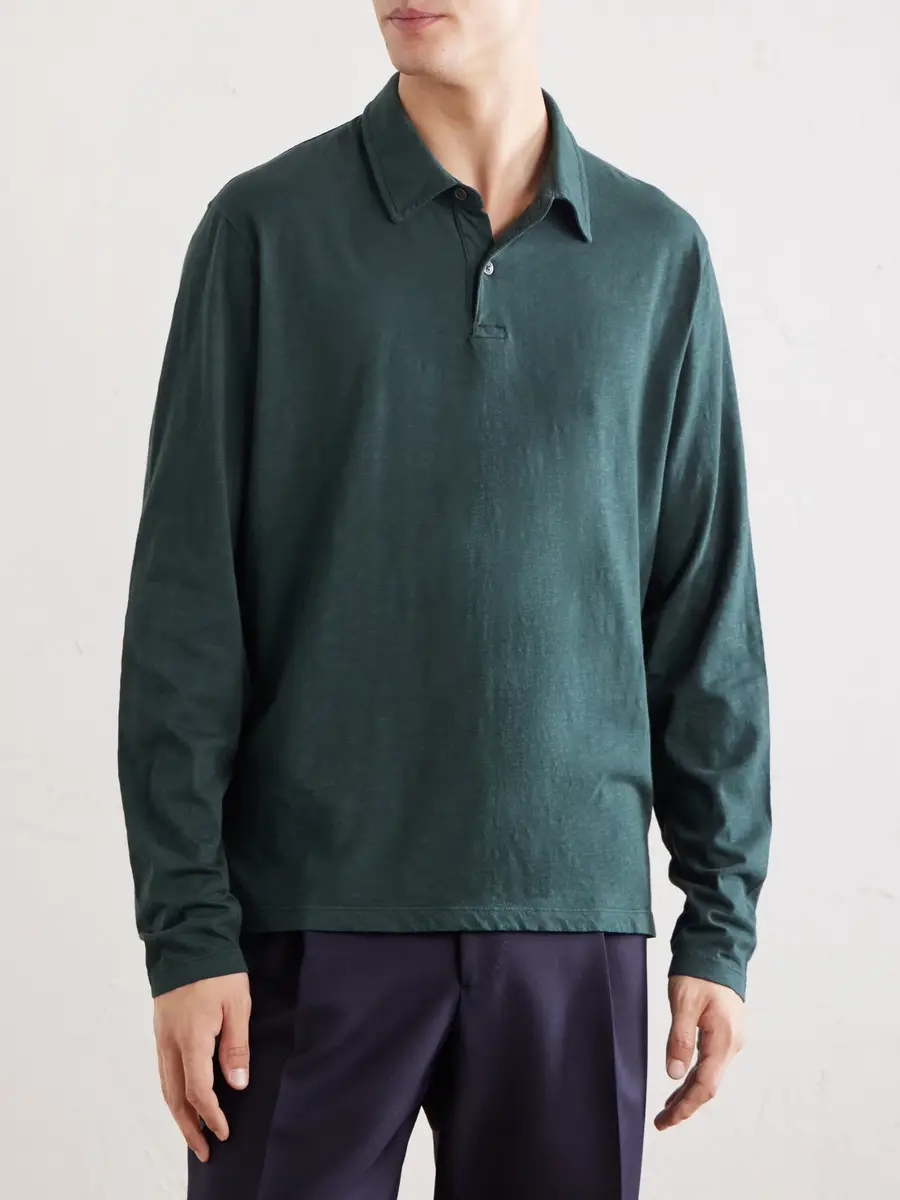 Hartford Cotton-Jersey Polo Shirt - Men | Thumbnail 3 Hartford Cotton-Jersey Polo Shirt - Men | Thumbnail 3