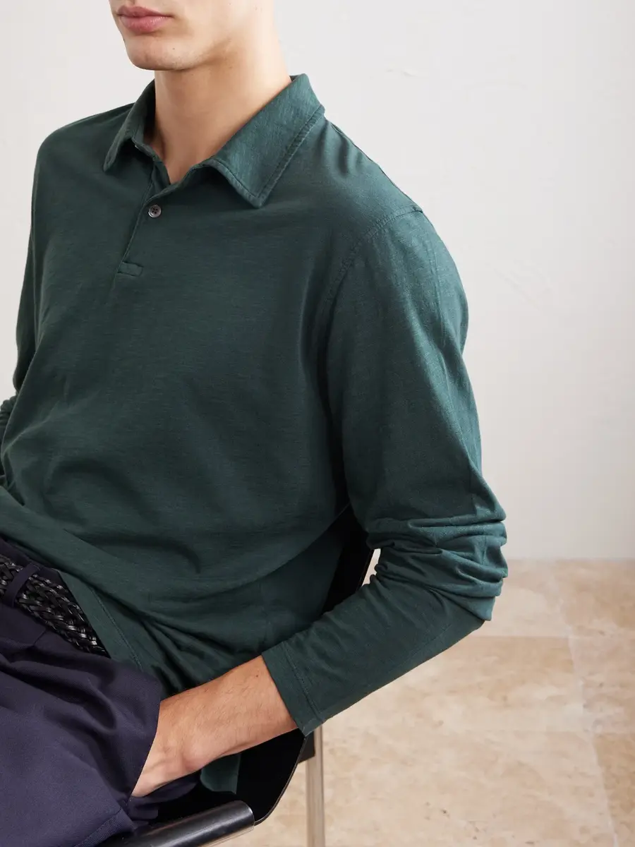 Hartford Cotton-Jersey Polo Shirt - Men | Thumbnail 5 Hartford Cotton-Jersey Polo Shirt - Men | Thumbnail 5