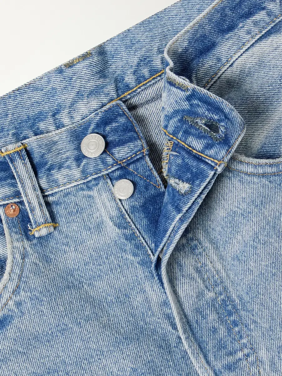 RRL Straight-Leg Logo-Embroidered Distressed Jeans - Men | Thumbnail 6 RRL Straight-Leg Logo-Embroidered Distressed Jeans - Men | Thumbnail 6