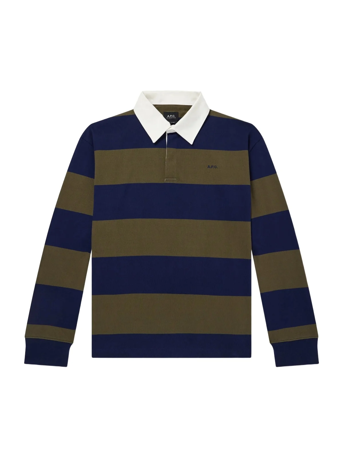 Isaac Logo-Embroidered Striped Cotton Polo Shirt - Men Isaac Logo-Embroidered Striped Cotton Polo Shirt - Men