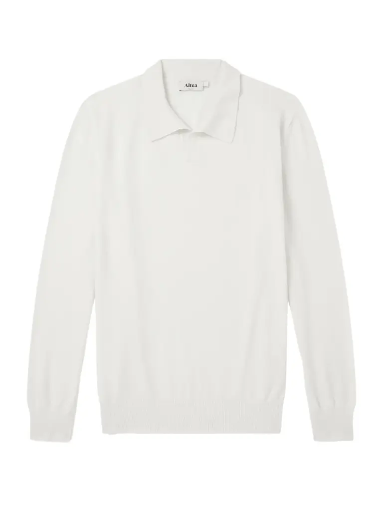 Altea Virgin Wool Polo Sweater - Men | Image 1 Altea Virgin Wool Polo Sweater - Men | Image 1
