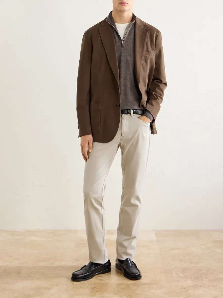 Peter Millar Crown Straight-Leg Cotton-Canvas Trousers - Men | Thumbnail 2 Peter Millar Crown Straight-Leg Cotton-Canvas Trousers - Men | Thumbnail 2
