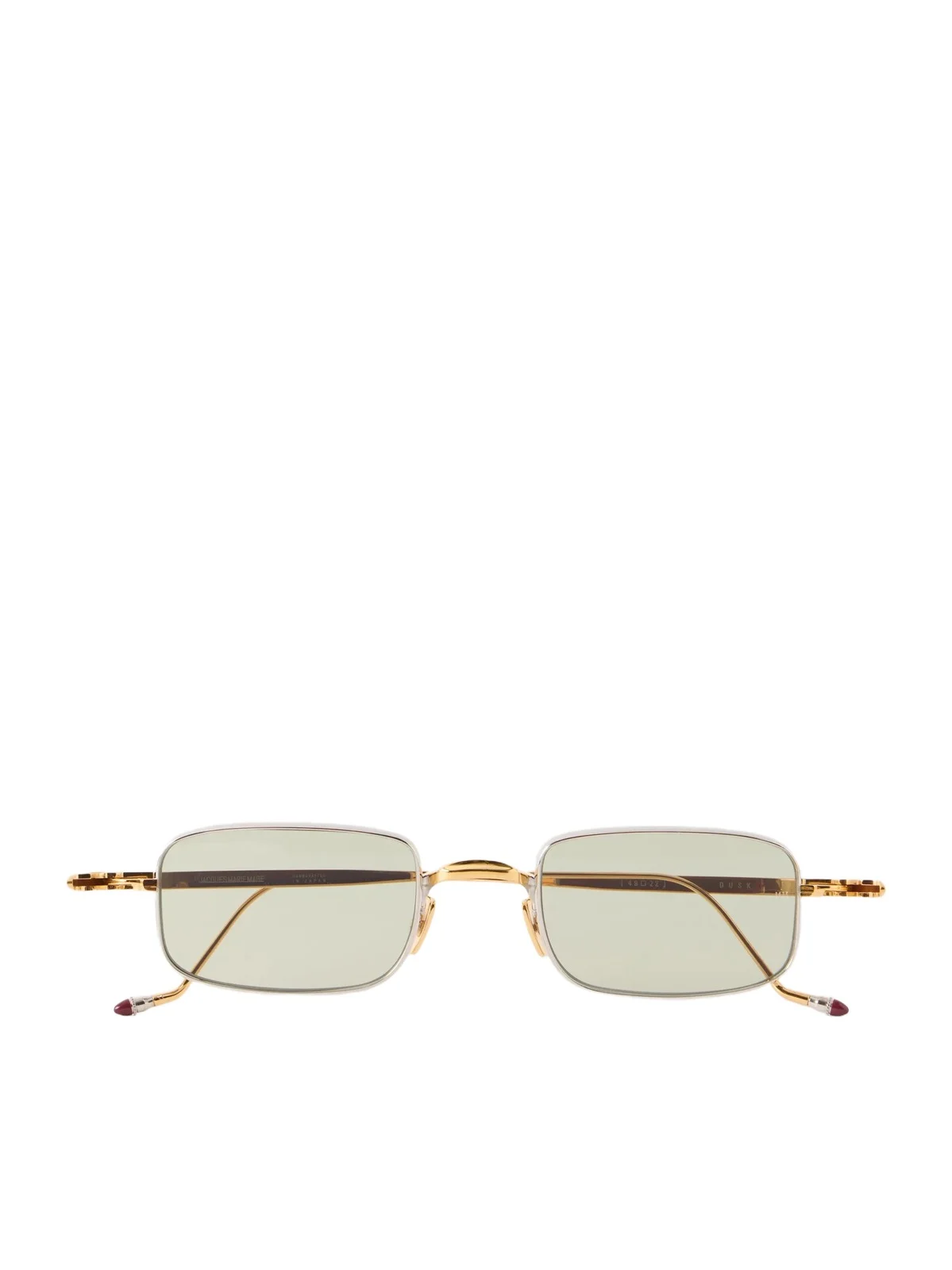 Dusk Square-Frame Two-Tone Metal Sunglasses - Men