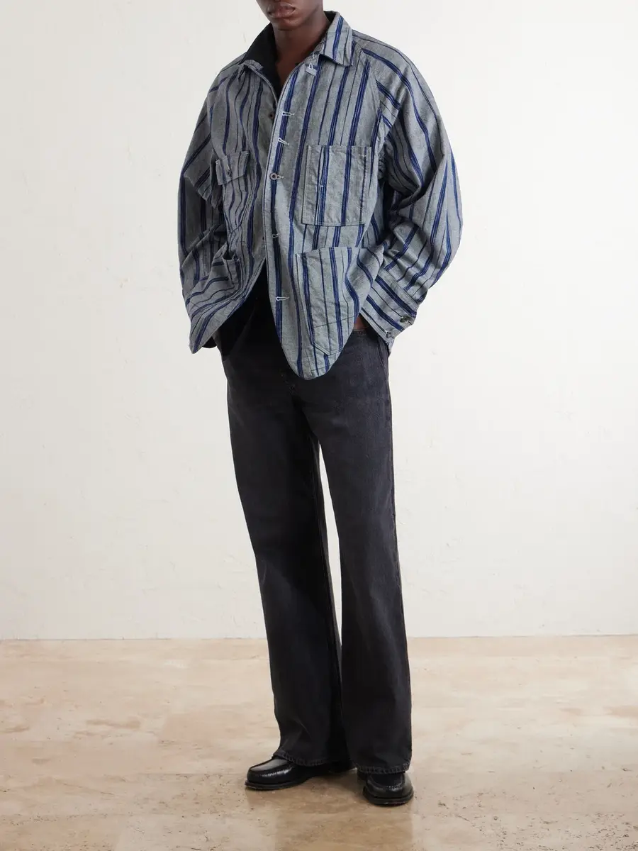KAPITAL Cactus Striped Cotton-Kasuri Jacket - Men | Thumbnail 2