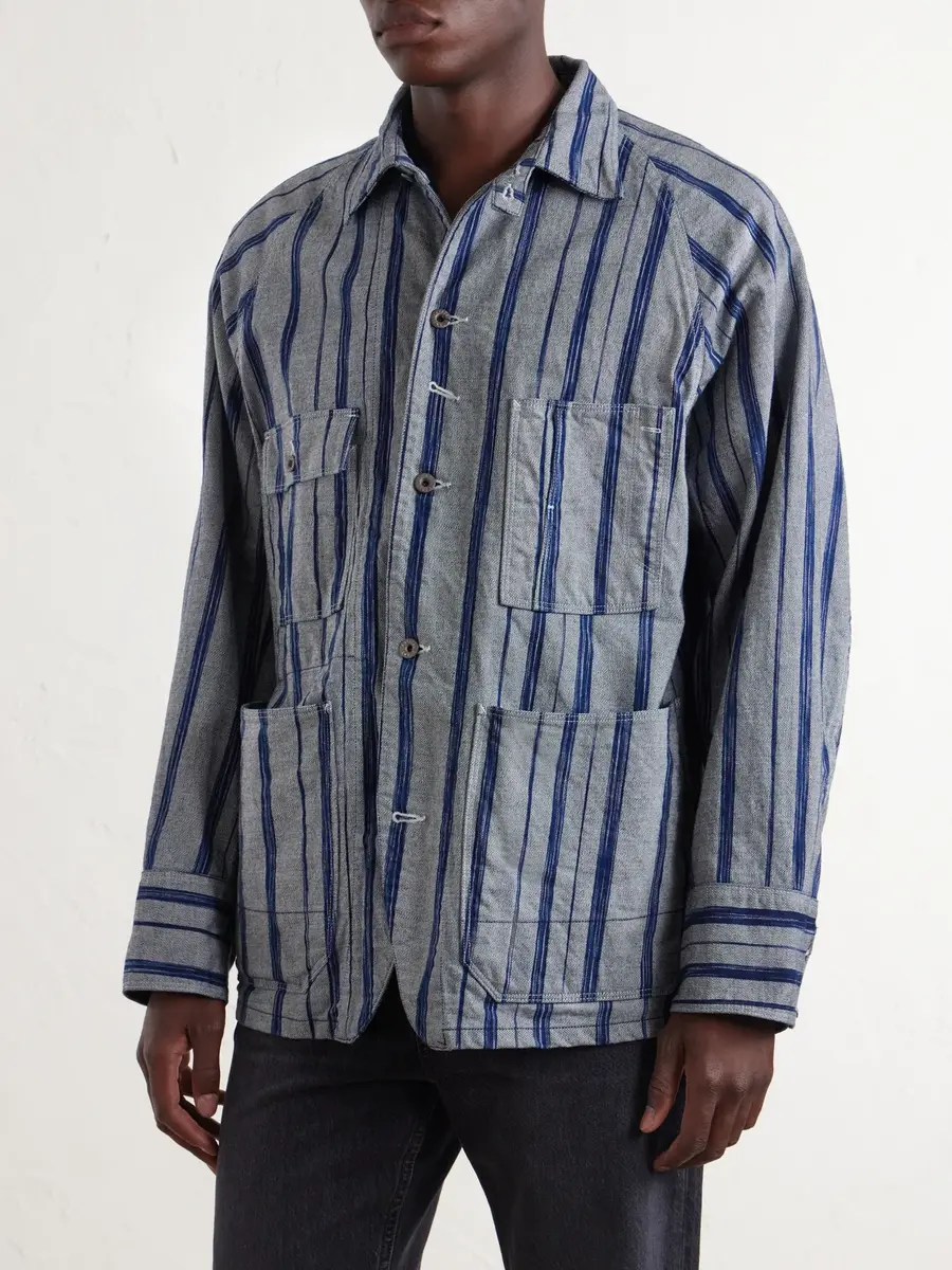 KAPITAL Cactus Striped Cotton-Kasuri Jacket - Men | Thumbnail 3