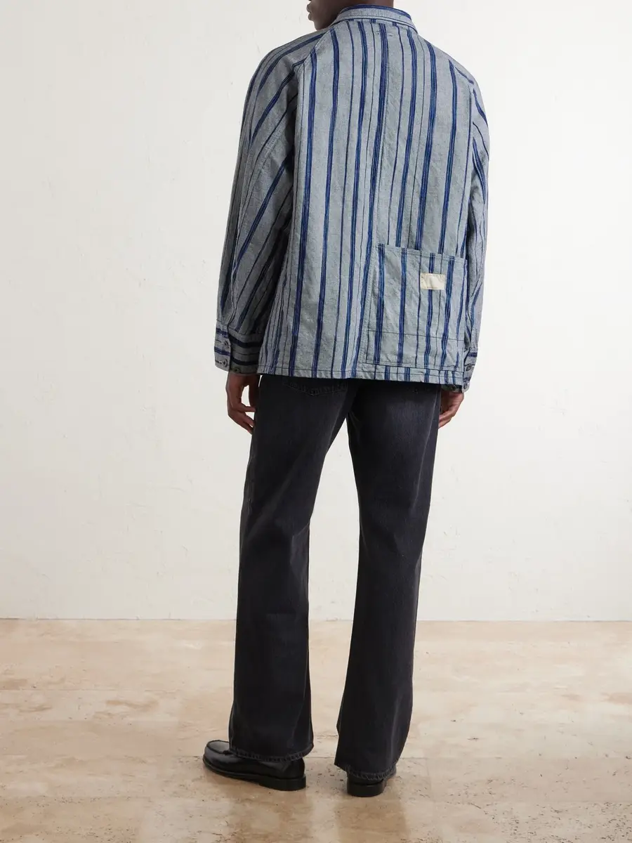 KAPITAL Cactus Striped Cotton-Kasuri Jacket - Men | Thumbnail 4