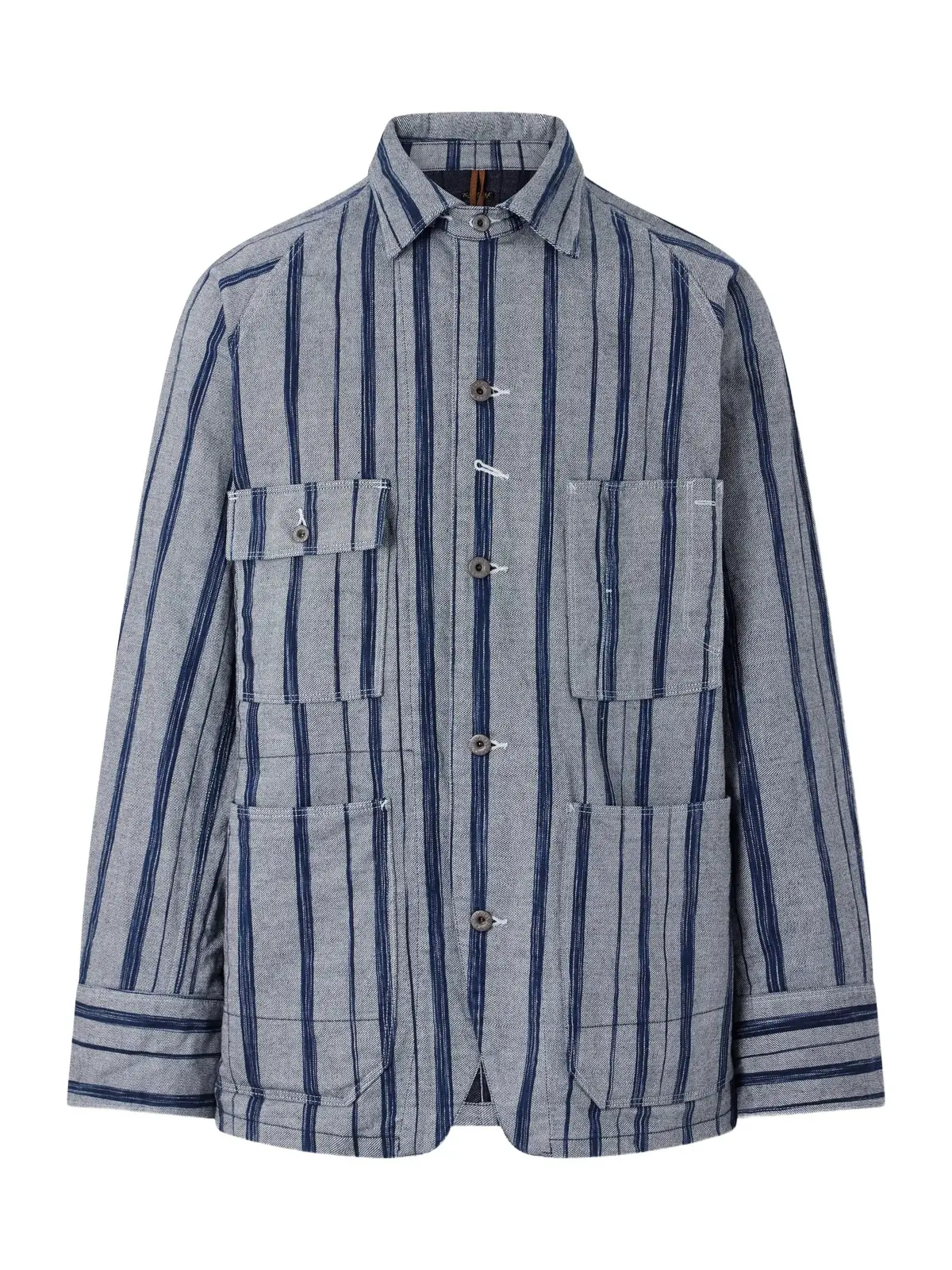 KAPITAL Cactus Striped Cotton-Kasuri Jacket - Men