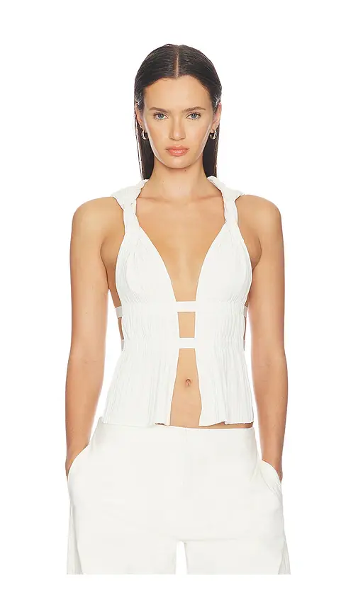 HAELO Pleated Panel Top | Image 1 HAELO Pleated Panel Top | Image 1