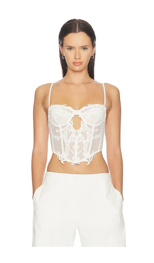 HAELO Wing Lace Crop Corset | Image 1 HAELO Wing Lace Crop Corset | Image 1