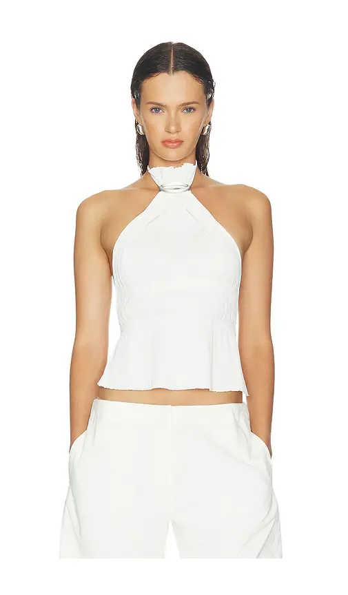 HAELO Halo Pleat Halter Top | Image 1 HAELO Halo Pleat Halter Top | Image 1