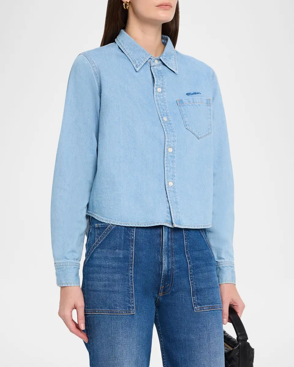 Mother The Honor Roll Denim Shirt | Thumbnail 4