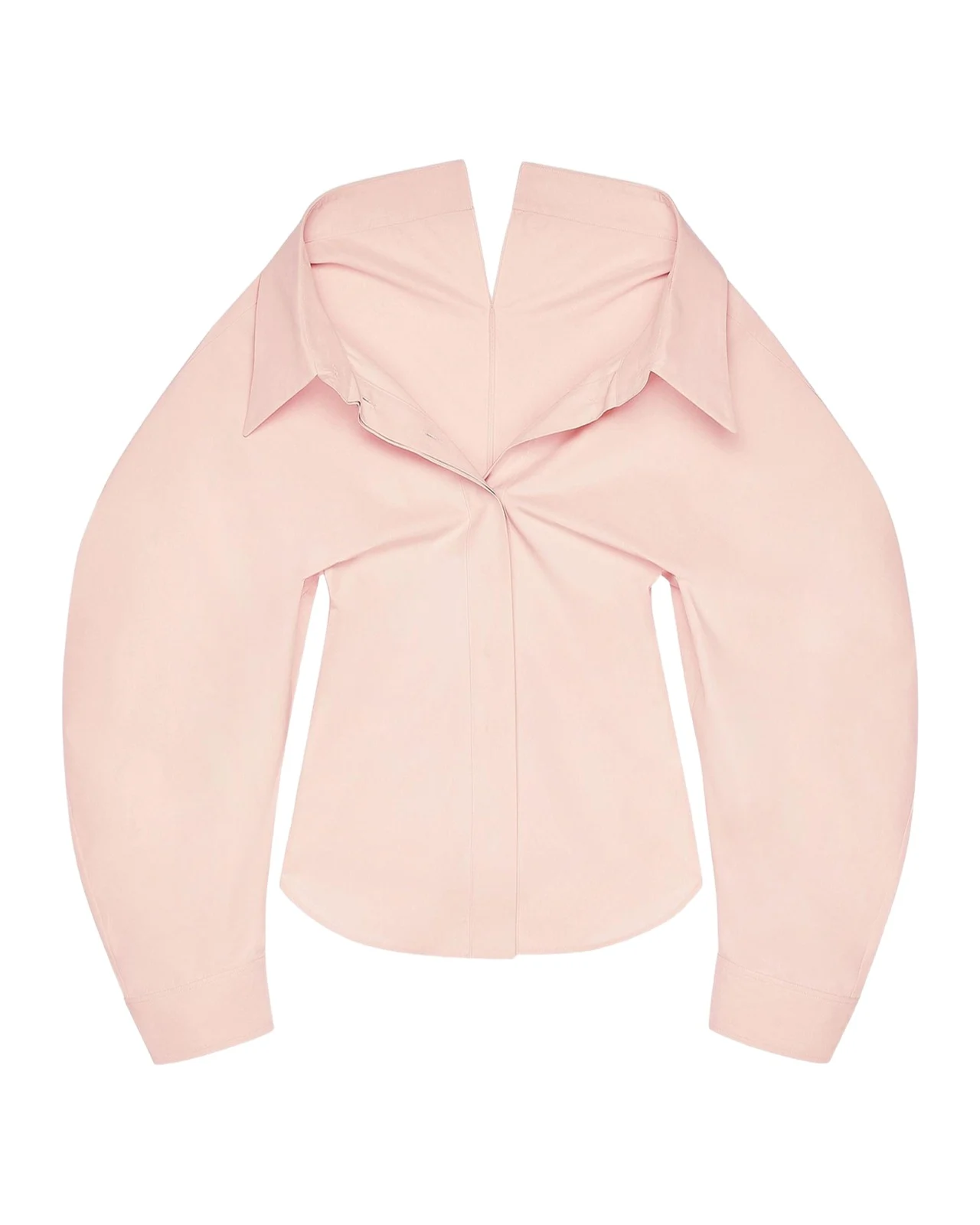 Slashed Cotton Poplin Shirt